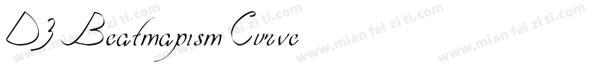 D3 Beatmapism Curve字字体转换